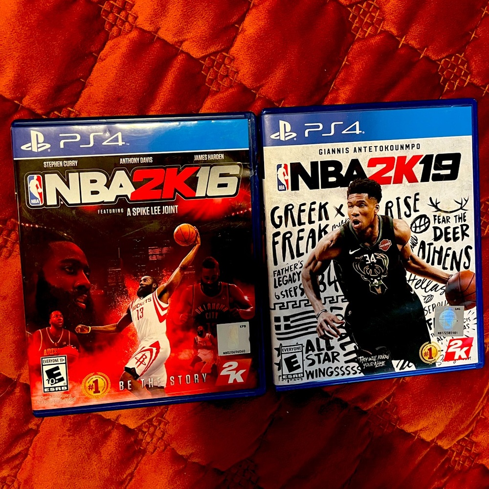 NBA 2K16 and NBA 2K19